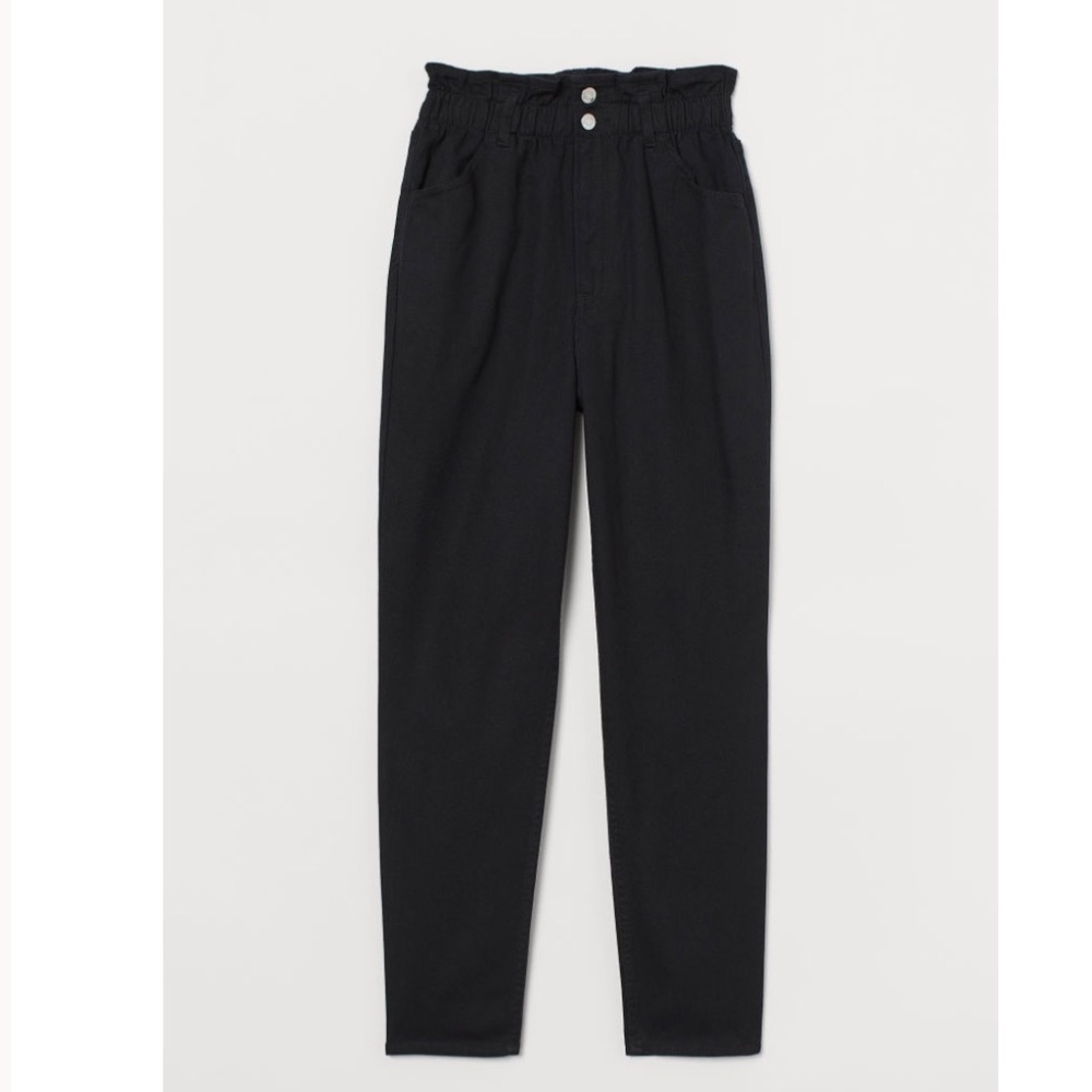 H&M Paper Bag Ankle Jeans - Black *NWT*